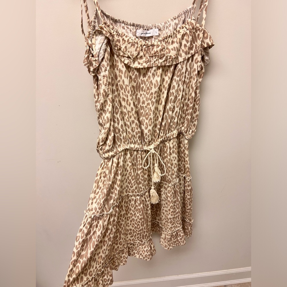 Girl and the Sun Leopard Print Dress